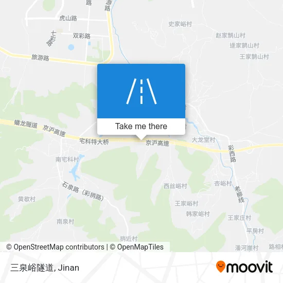 三泉峪隧道 map