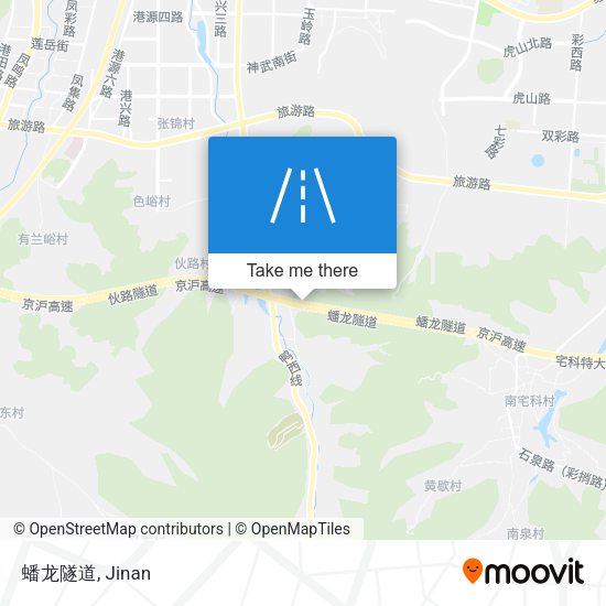 蟠龙隧道 map