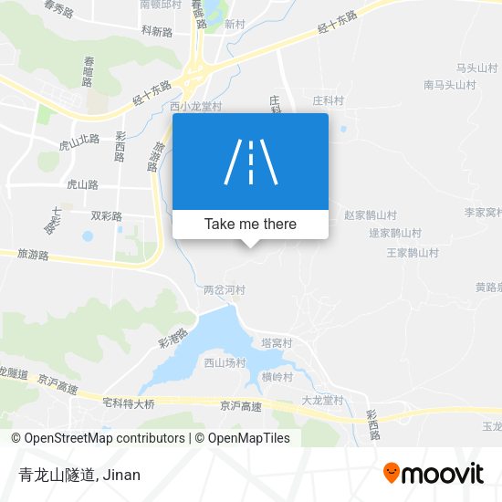 青龙山隧道 map