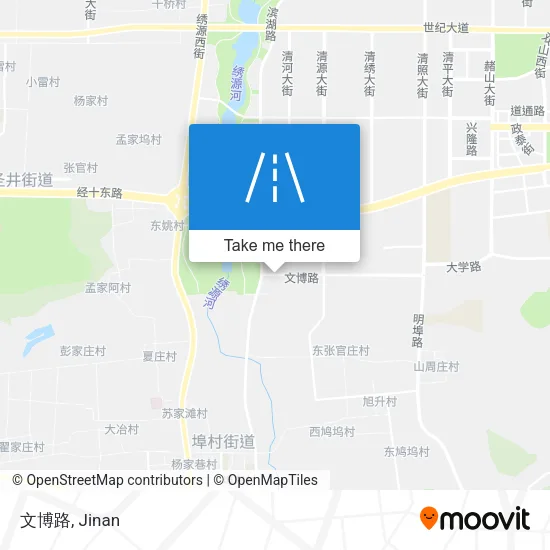 文博路 map