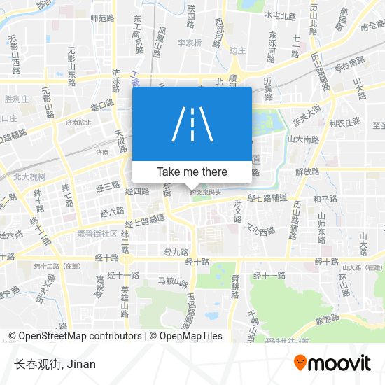 长春观街 map