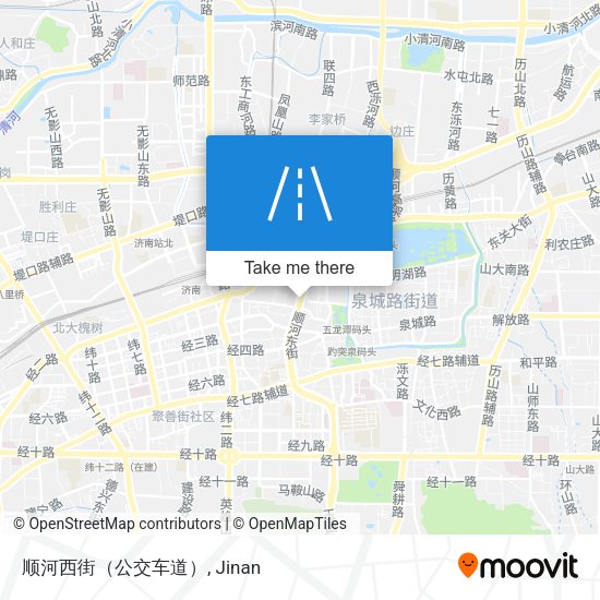 顺河西街（公交车道） map