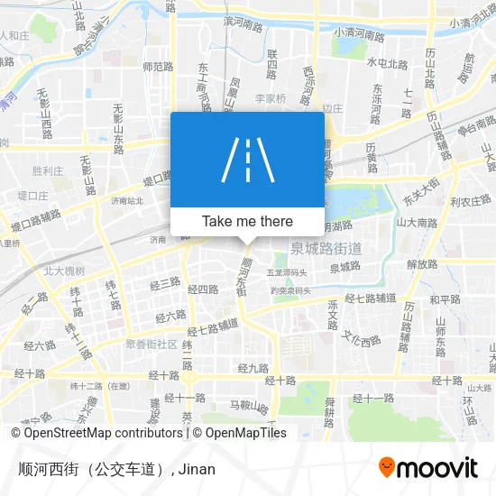 顺河西街（公交车道） map