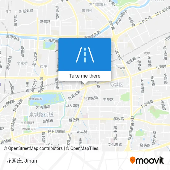 花园庄 map