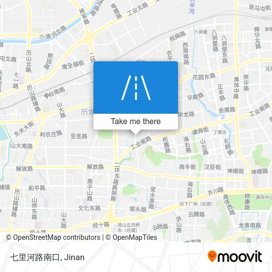七里河路南口 map