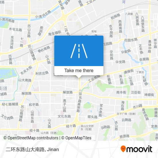 二环东路山大南路 map