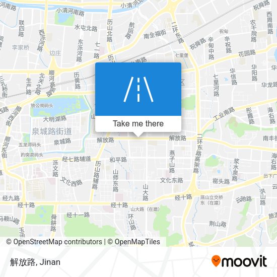 解放路 map