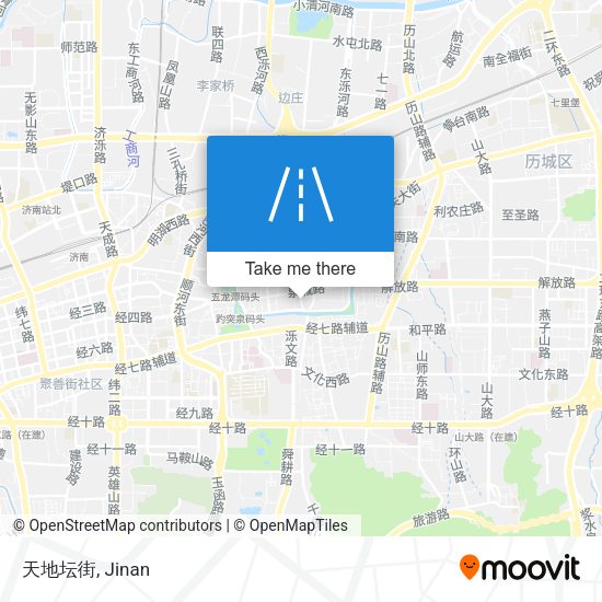 天地坛街 map