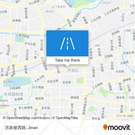 洪家楼西路 map