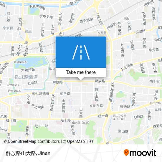 解放路山大路 map