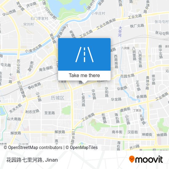 花园路七里河路 map