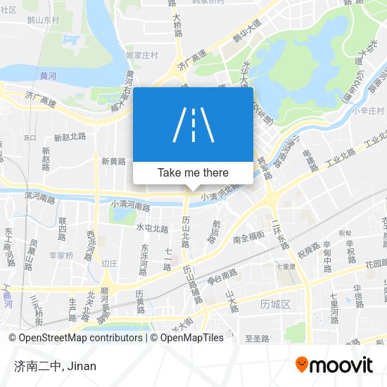 济南二中 map