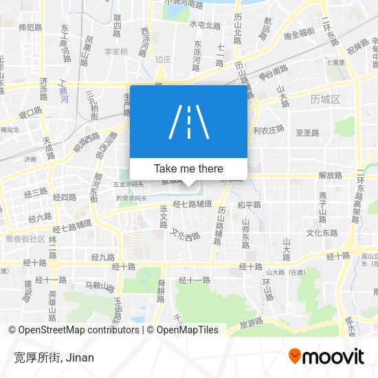 宽厚所街 map