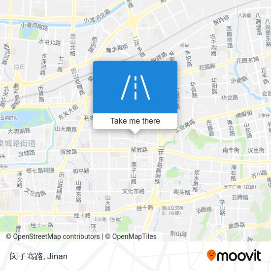 闵子骞路 map