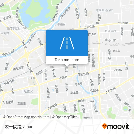 农干院路 map