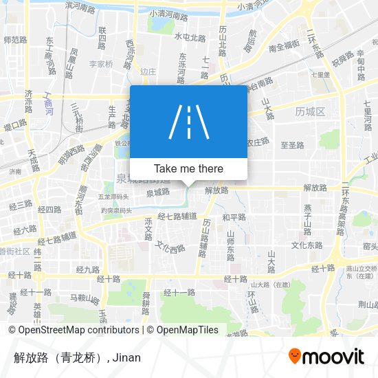 解放路（青龙桥） map
