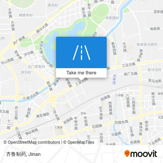 齐鲁制药 map