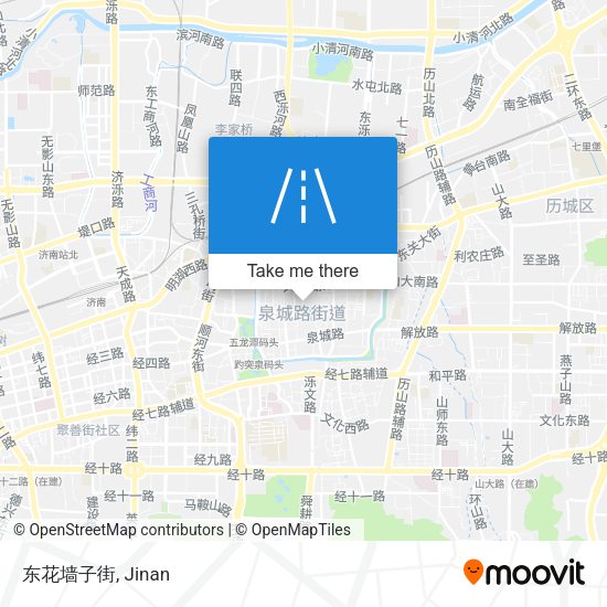 东花墙子街 map
