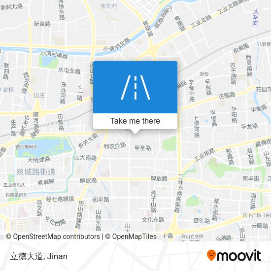 立德大道 map