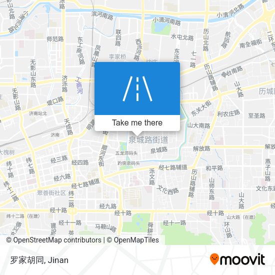 罗家胡同 map