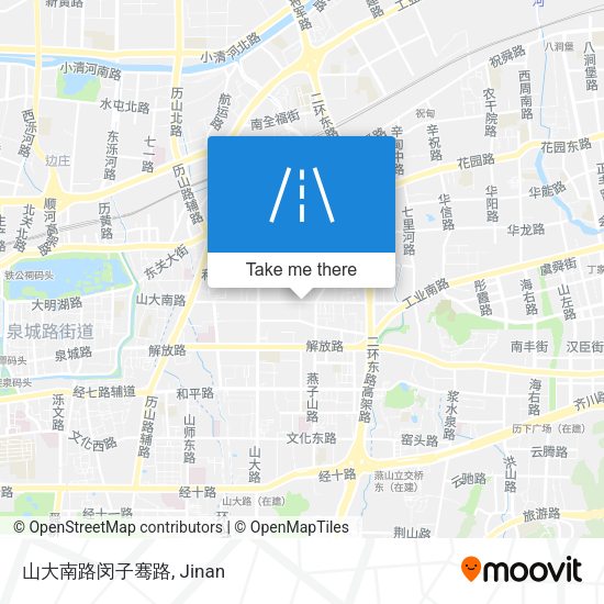 山大南路闵子骞路 map