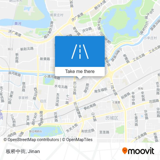 板桥中街 map
