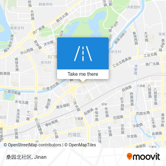 桑园北社区 map
