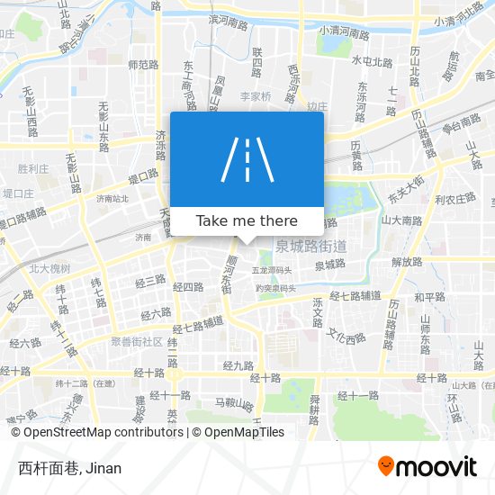 西杆面巷 map