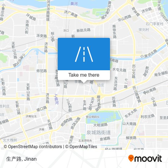 生产路 map