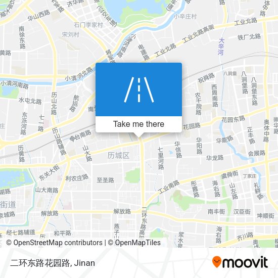 二环东路花园路 map