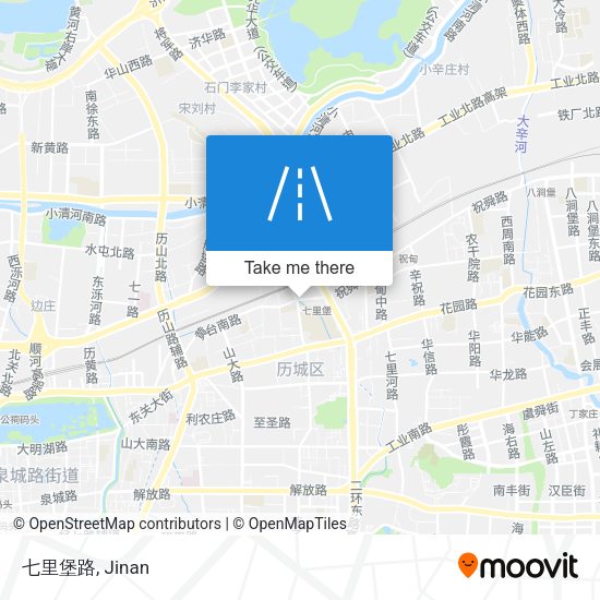 七里堡路 map
