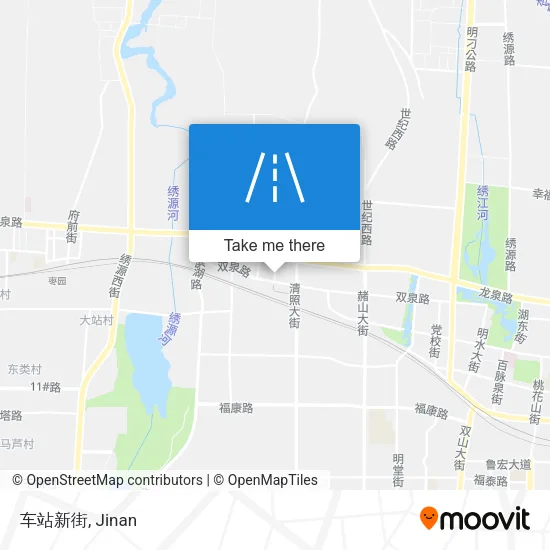 车站新街 map