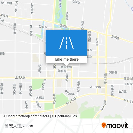 鲁宏大道 map