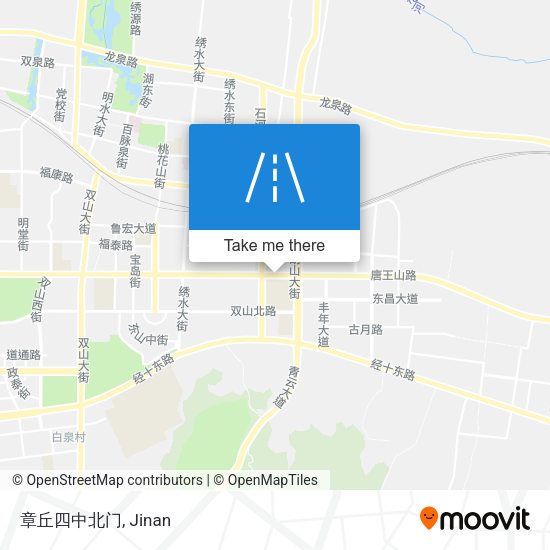章丘四中北门 map