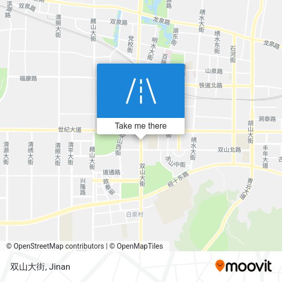双山大街 map