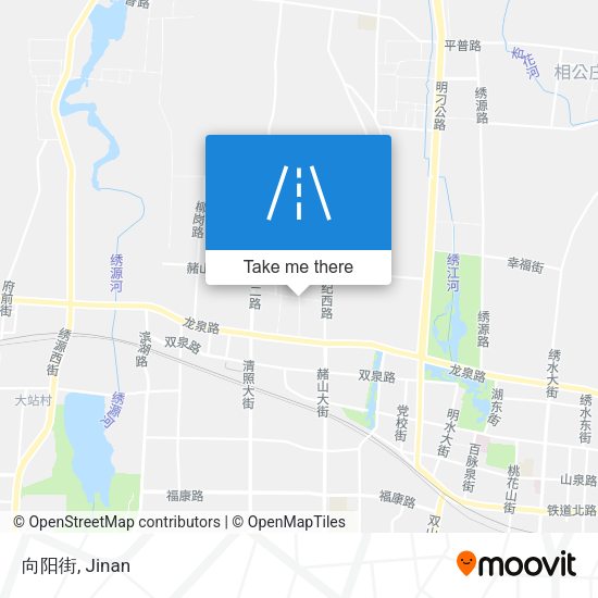 向阳街 map