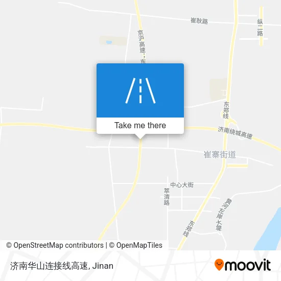 济南华山连接线高速 map