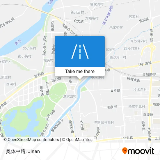 奥体中路 map