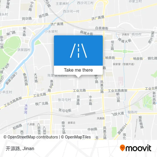 开源路 map