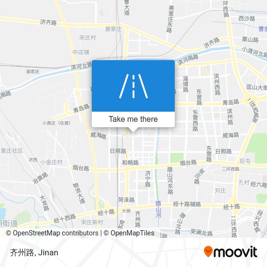 齐州路 map