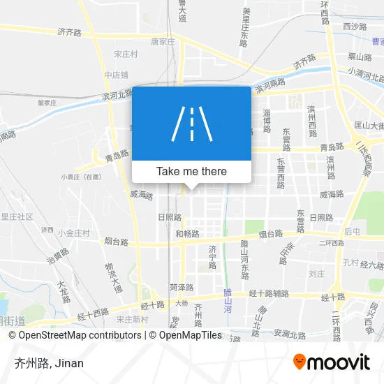 齐州路 map