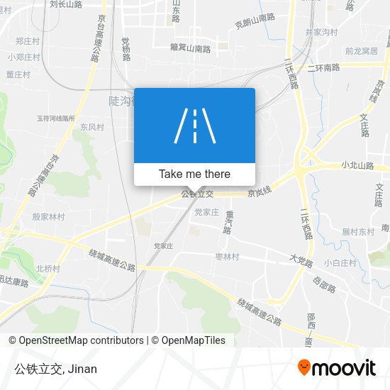 公铁立交 map