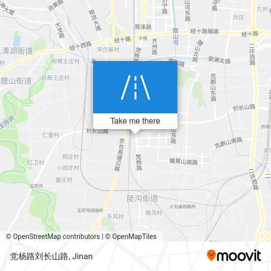 党杨路刘长山路 map