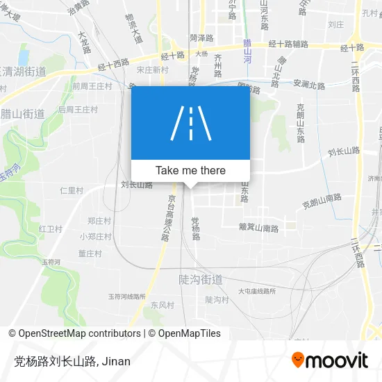 党杨路刘长山路 map