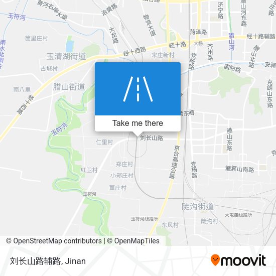 刘长山路辅路 map