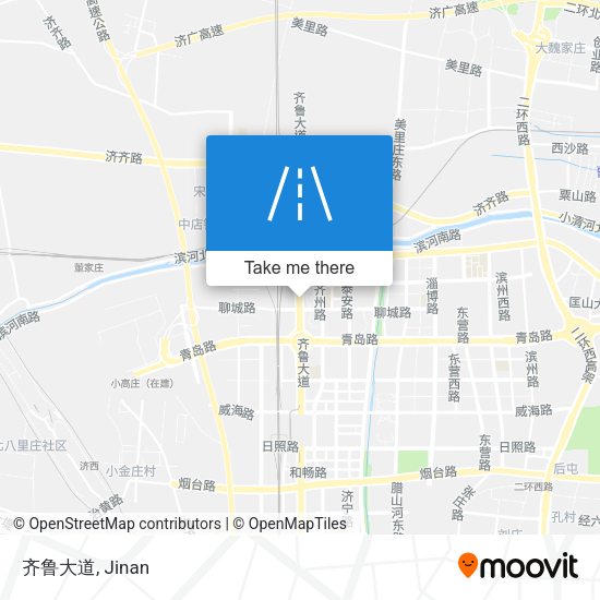 齐鲁大道 map