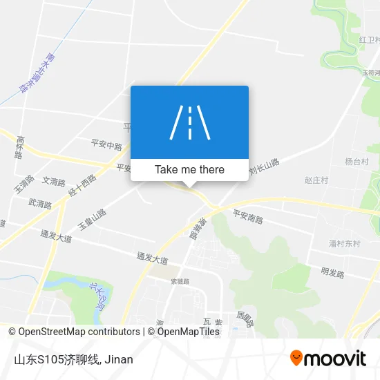 山东S105济聊线 map