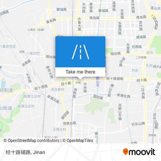 经十路辅路 map