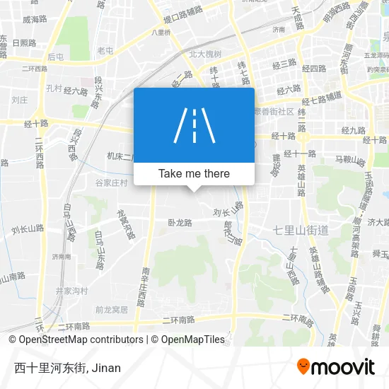 西十里河东街 map