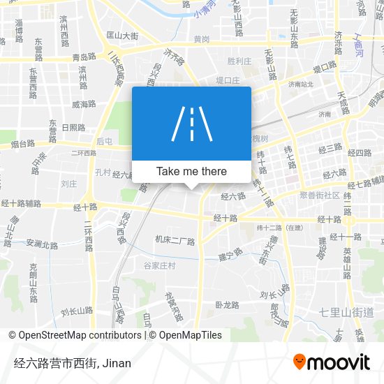 经六路营市西街 map